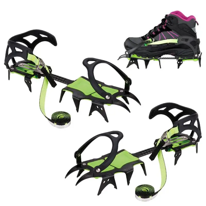 

Climbing Crampons Winter Snow Boot Shoes Ice Gripper Ice Climbing Hiking Crampons For Complex Outdoor Environments