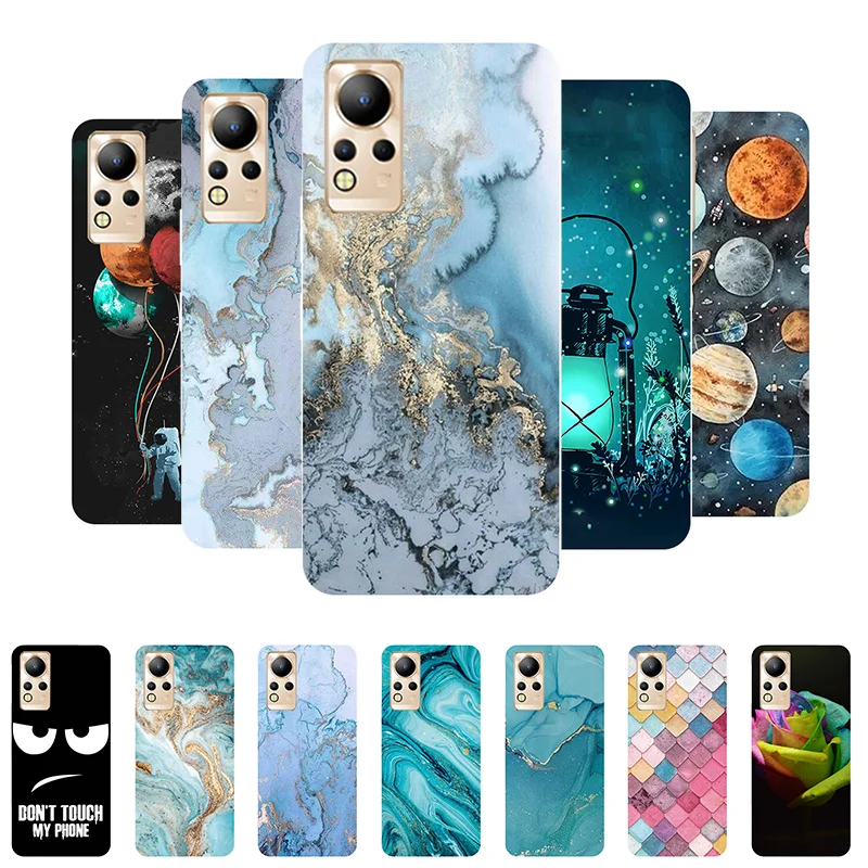 

For Infinix Note 11 Case Cover For Infinix X663 X663B Case Marble Soft Silicone Back Cover For Infinix Note 11 Note11 Phone Case
