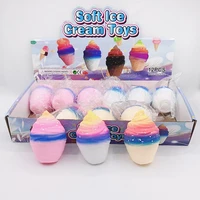 jumbo ice cream cute squishy slow rising squeeze squishies toy scented stress relief toys gift for kids