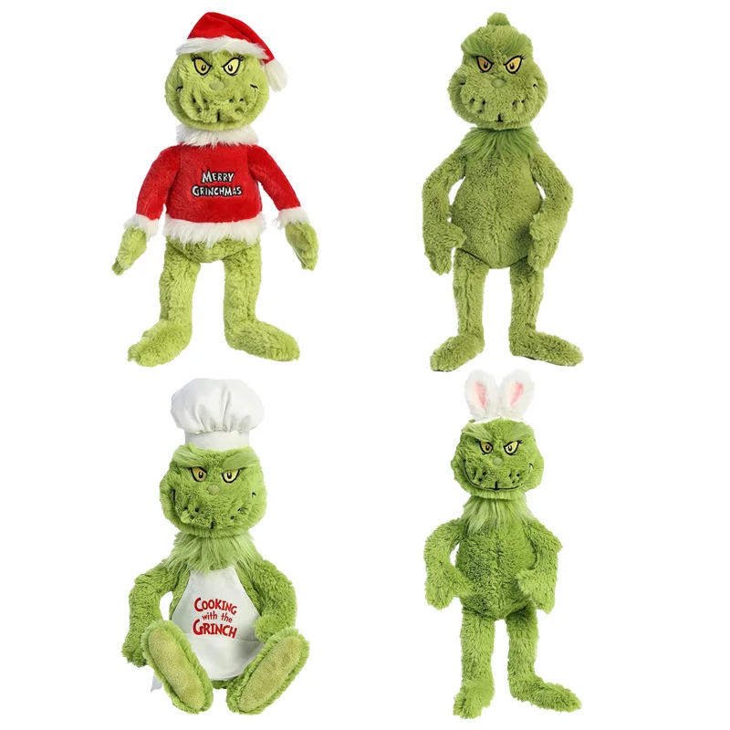 2022 Hot 28-32cm How The Grinchs Stole Plush Toys Christmas Grinch Max Dog Toy Soft Stuffed Doll For Children Christmas Gifts