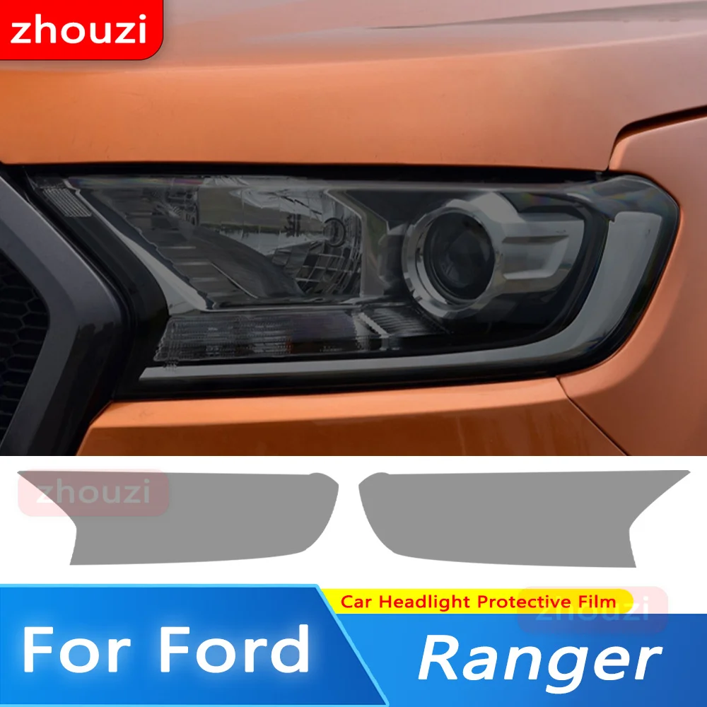 

2 шт., защитная пленка для автомобильных фар Ford Ranger Wildtrak Raptor