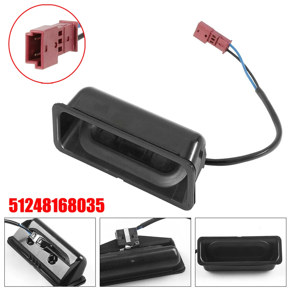 

Accessories Push Button Car 51248168035 Black For BMW 135i 328i For Trunk Lid Interior Parts Trunk Lid Tailgate