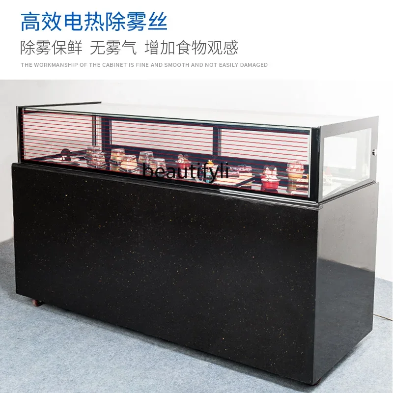 Прямоугольная стойка для торта холодильный шкаф-витрина барный коммерческий