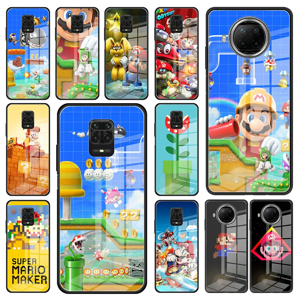 Стеклянный чехол для смартфона Xiaomi Redmi Note 9S 8 10 Pro 8T 11 9 7 K40 Poco X3 NFC 10T сотового