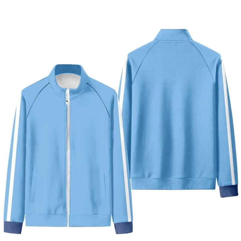 Игровой архив Yuuka Hayase синее пальто спортивный костюм для косплея толстовка с