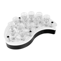 12 hole water drop cup holder bar light emitting cocktail cup holder ktv champagne red wine foreign wine bullet cup holder cd