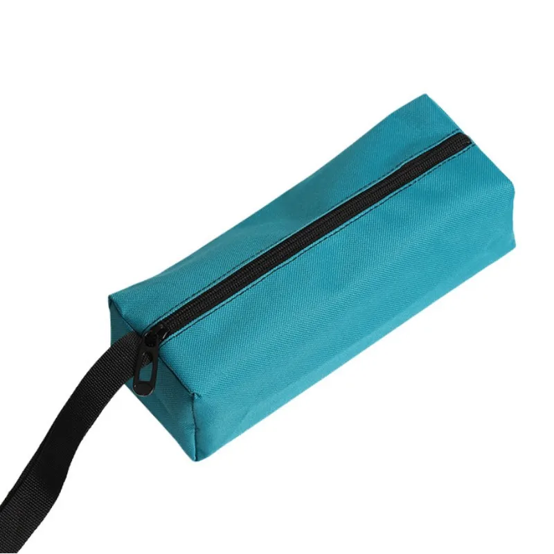 Сумка для ручных инструментов, толстая холщовая сумка для мелких инструментов, отвертка, гаечный ключ, пинцет, сумка-органайзер для сверл, водонепроницаемая сумка на молнии