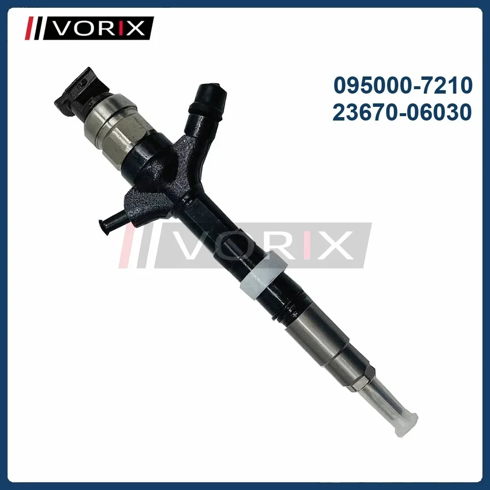 Фото 095000-7210 23670-0G030 236700G030 Топливная форсунка для Toyota Corolla 1CD-FTV D4D №3