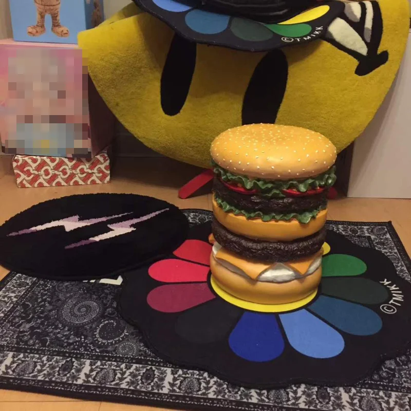 DD Простой Современный домашний декор креативная имитация табурета с бургерами