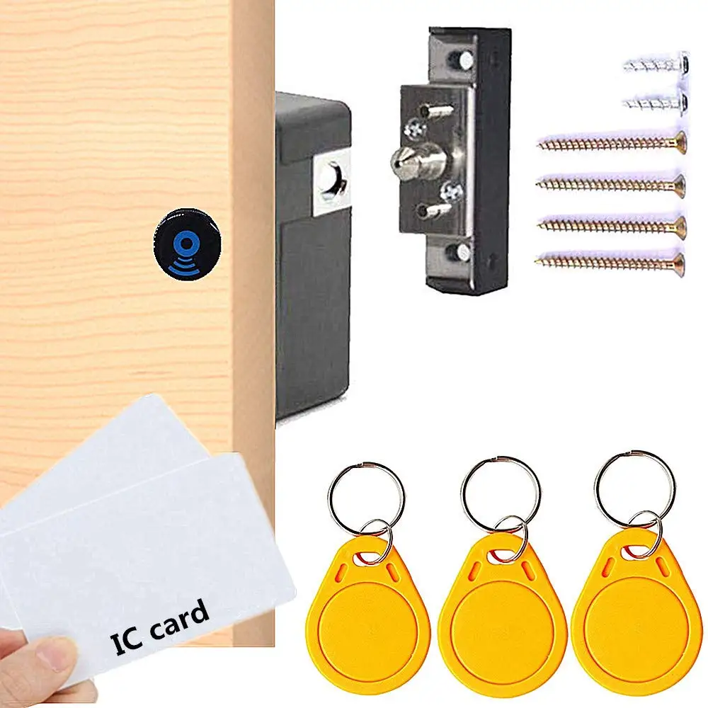 

IC электронный замок для шкафа RFID электронный шкаф функция NFC поддерживается скрытый DIY шкафчик без перфорации замок для ящика шкафа