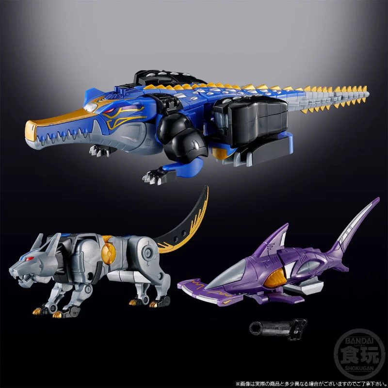Фото Фигурки Bandai Smp Hyakuju Sentai Gaoranger Gao Hunter Blue Moon Version, крутая модель, гаражный набор, модная игрушка, подарок на день рождения №4