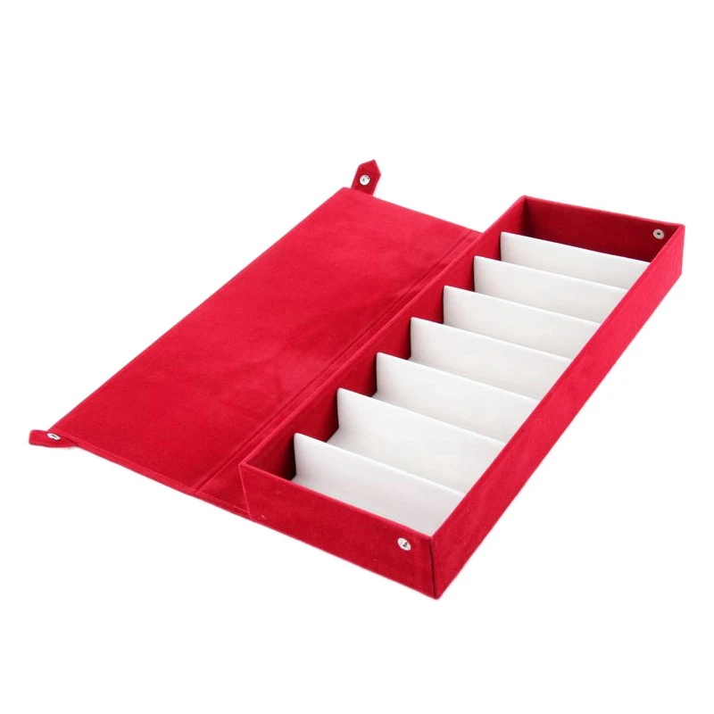 

8 Slot Eyewear Stand Holder Glasses Storage Box Jewelry Tray Display Case Sunglass Glasses Storage Case