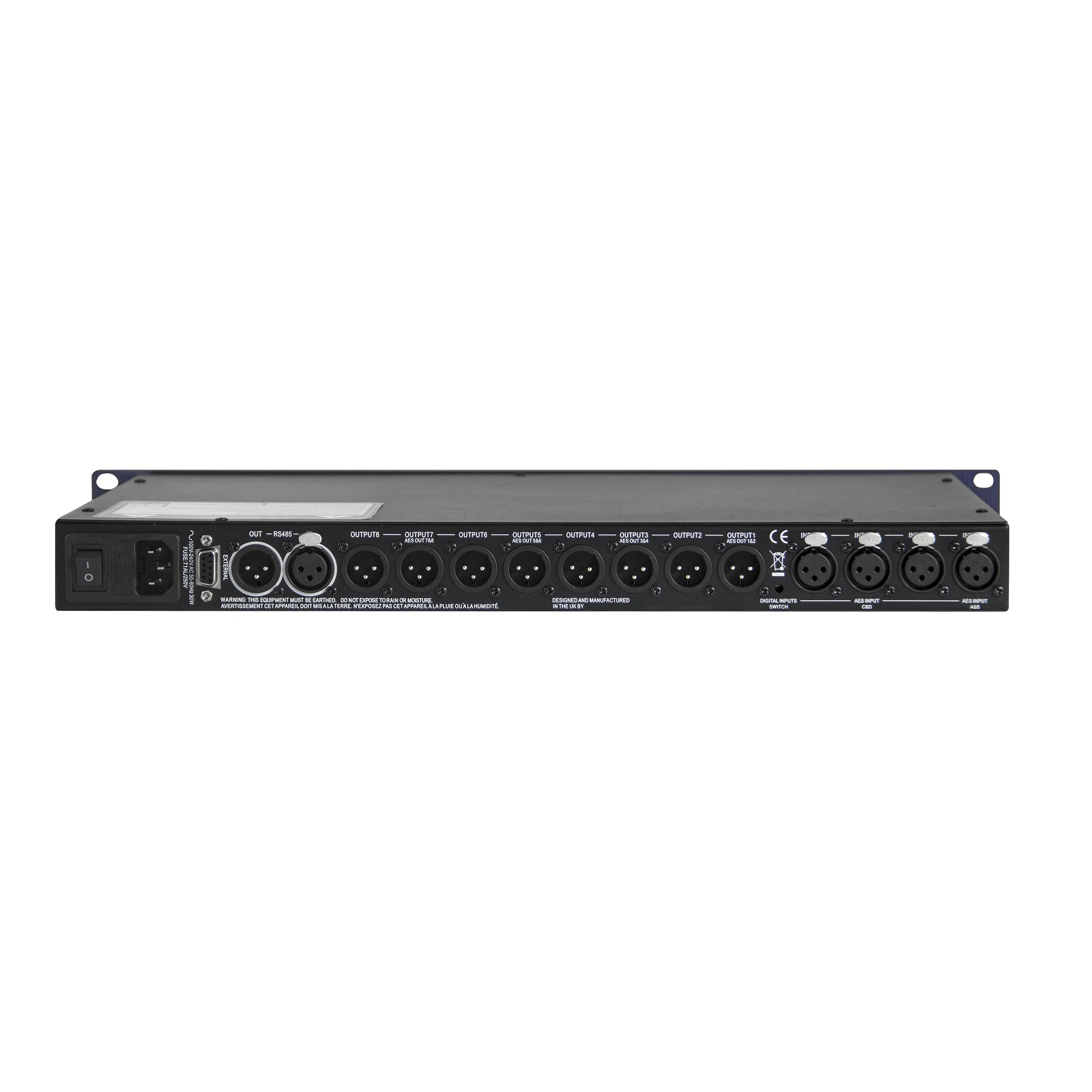 Free Shipping DP548 Professional Digital Audio Processor DSP 4In8Out Original Software Frequency Dvision Management System |