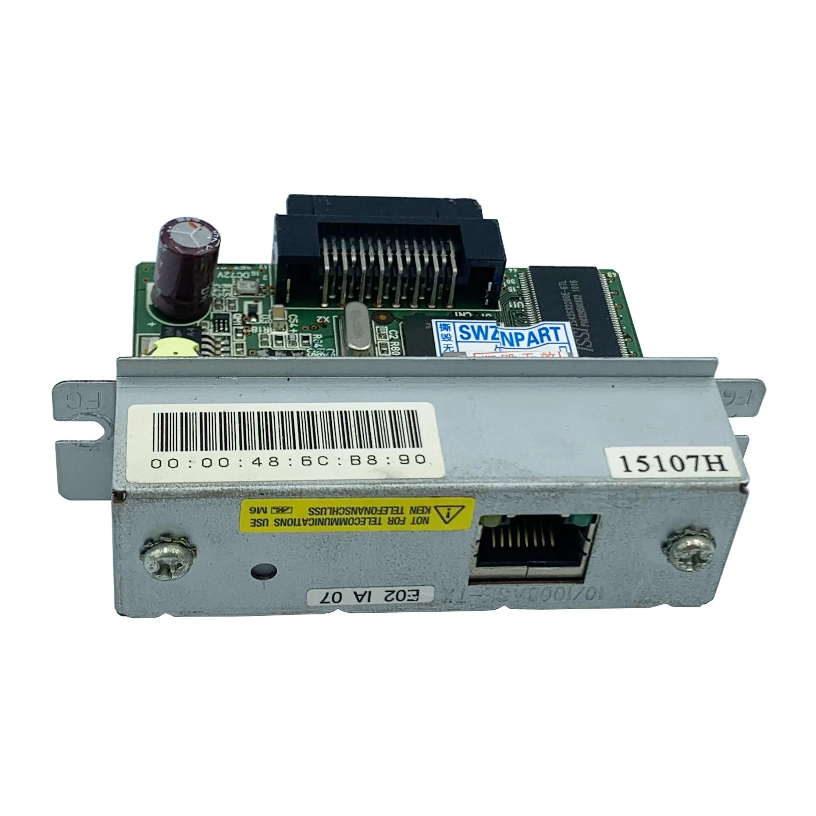 Фото Ethernet-интерфейс для Epson TM U220B 220PB 220PD 220PA TM T81 T82II T88III T88IV T88V T70 T90 T86L UB-E03 UB-E02 C32C824541 №5