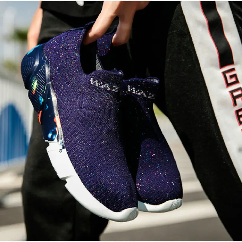 Heidsy Ultralight Comfortable Couple Casual Shoe Women's Walking Sock Sneakers Soft Summer Big Size 35-45 Light Unisex Footwear