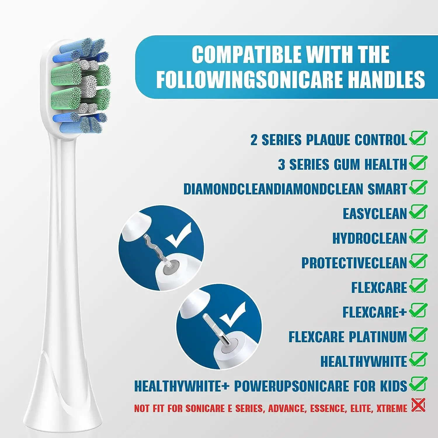 Рисунок 6 - Насадки для зубной щетки Philips Sonicare