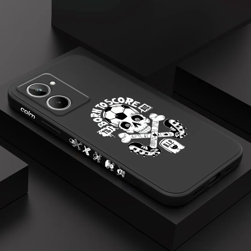 

Skeleton Football Phone Case For OPPO Realme 10 10T 9 9i 8 8i 7 7i 6 Pro Plus C30 C31 C35 C1 C11 C12 C15 C20 C21Y C25 C25S Cover