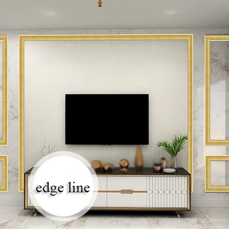 

Classic Corner Strips Wall Stickers Foam Baseboards Self-adhesive Waistline Stickers Ceiling Corners Home Improvement Supplies