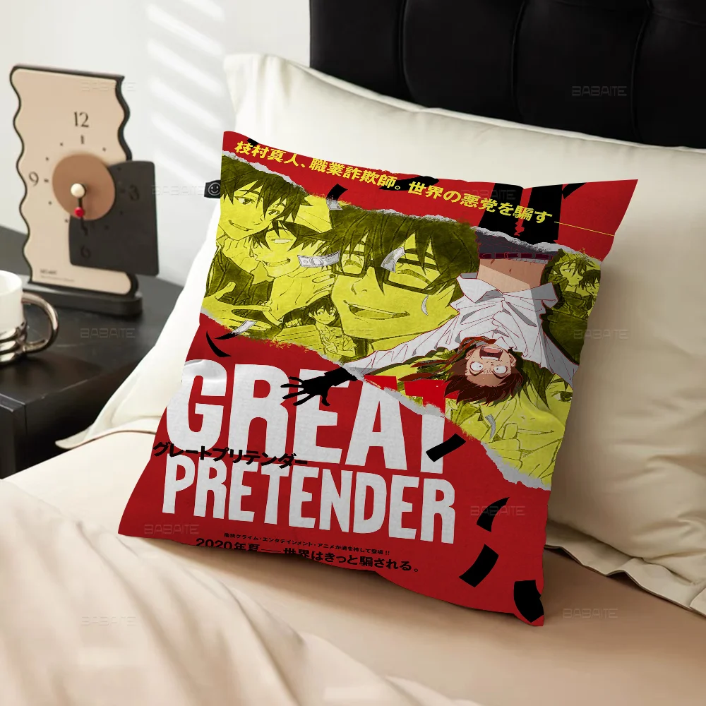 Чехол для подушки Great Pretender наволочка с декором принтом чехол дивана