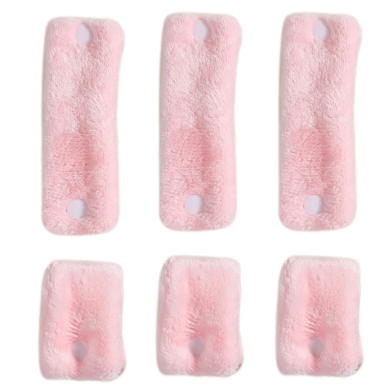 

6Pieces Coral Fleece Hair Curlers Heatless Curling Hair Rollers Sleeping Hair Washable Styling Tools for Mother's Day