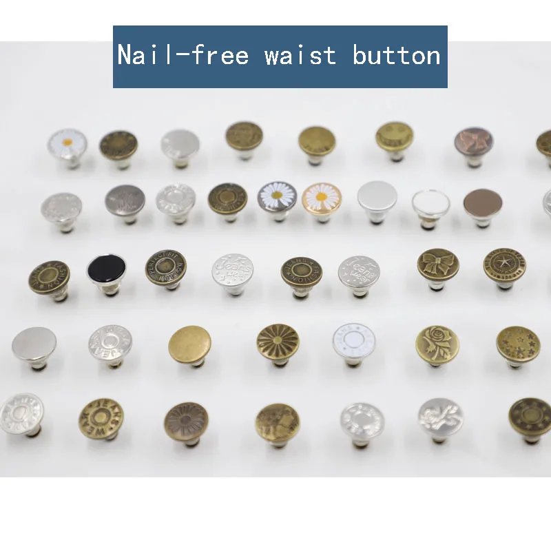 Многофункциональная съемная регулируемая поясная кнопка с надписью