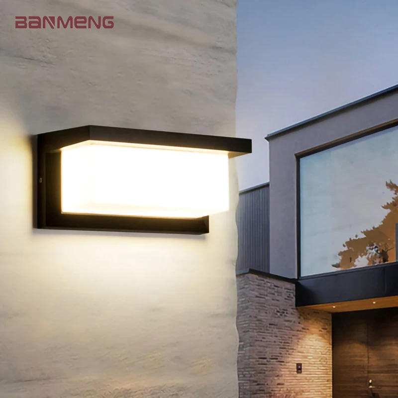 

Modern Nordic LED wall lamp IP65 waterproof sconces light outdoor and indoor courtyard Doorway balcony bedroom stairs decor