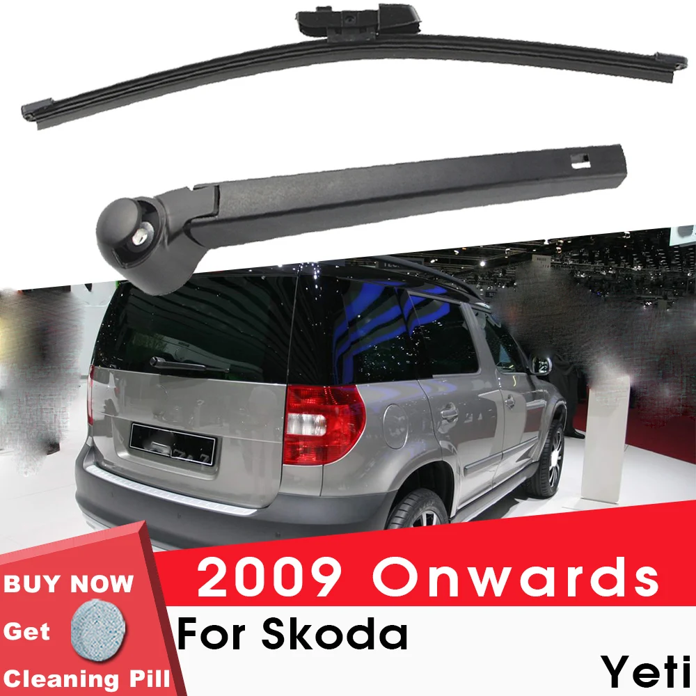 

BEMOST Car Rear Windshield Wiper Arm Blades Brushes For Skoda Yeti 2009 Onwards Hatchback Windscreen Auto Styling