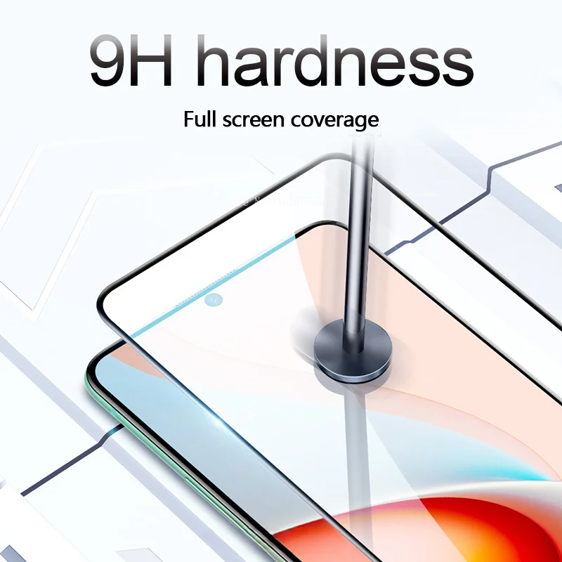 5 шт. полная защита экрана для Xiaomi Redmi 10 10X 5G 10C 12 13 закаленное стекло K20 K30 Pro K40 K50 K60 K70