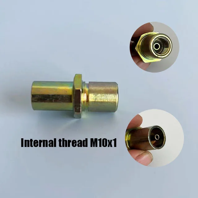 M10 M10x1 M10X1.25 M12X1 M12X1.25 M16X1.5 Резиновые фитинги тормозных шлангов Универсальный оцинкованный адаптер сцепления Автомобильный мотоцикл