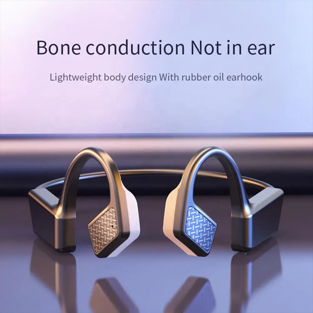 

Беспроводные Bluetooth-наушники 5,0 с защитой от пота, наушники без вкладышей со встроенным литиевым аккумулятором 145 мАч, Спортивная гарнитура