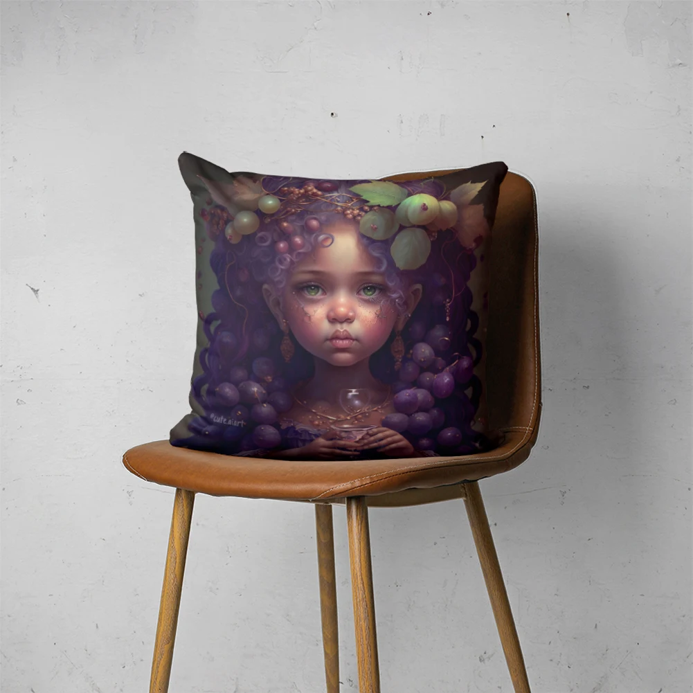 

Симпатичная Подушка AI 066, настраиваемая, для спальни, кровати, дивана, гостиницы, автомобильная поясничная Подушка, модная декоративная наволочка