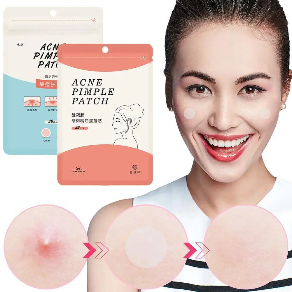

36Pcs/Box Invisible Acne Patches Hydrocolloid Removal Pimple Repair Acne Patches Spots Concealer Treating Inflammation Sticker