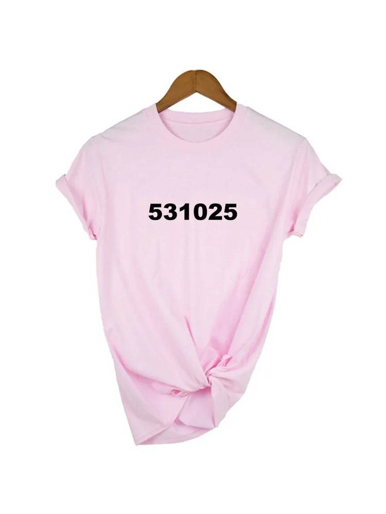 Fashion Women Graphic Tee Round Neck Tops Drop Ship T Shirt for Female Harajuku