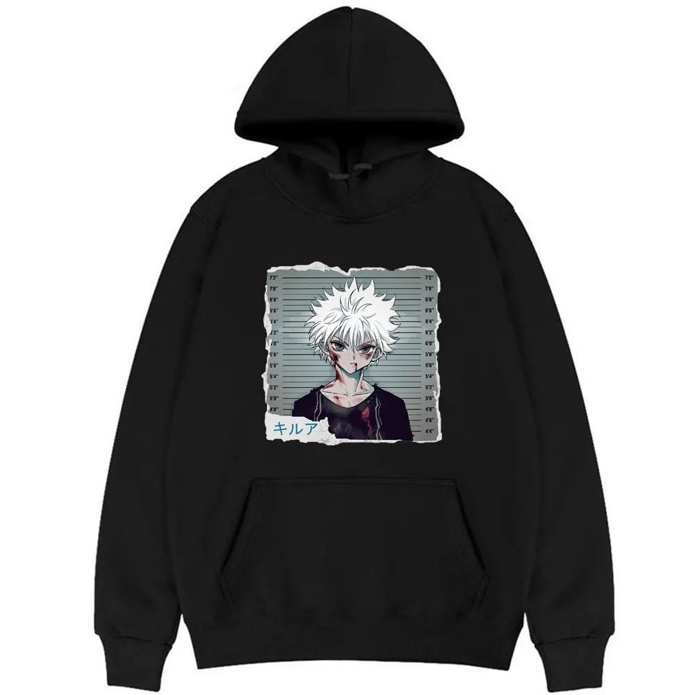 

Anime Cool Comics Hunter X Hunter Killua Zoldyck Print Hoodie Unisex Casual Sweatshirt Men Women Loose Harajuku Sweatshirt Coat