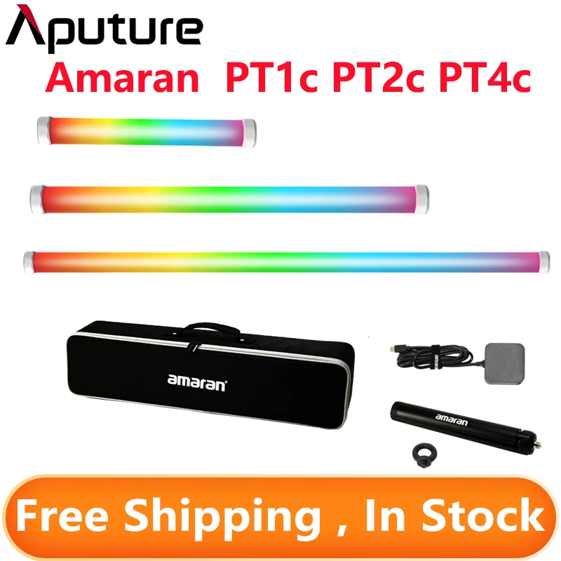

Aputure Amaran Pixel Tube PT1c PT2c PT4c LED Light Stick Rainbow Streaming Light Effect Video Lighting for Film Interview