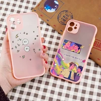 heartstopper cartoon nick and charlie phone case matte transparent for iphone 7 8 11 12 13 plus mini x xs xr pro max cover