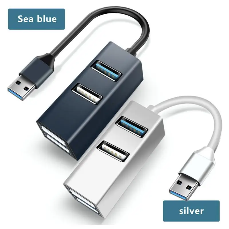 

Разветвитель 4-в-1 из алюминиевого сплава с портами USB 3,0 и USB Type-c
