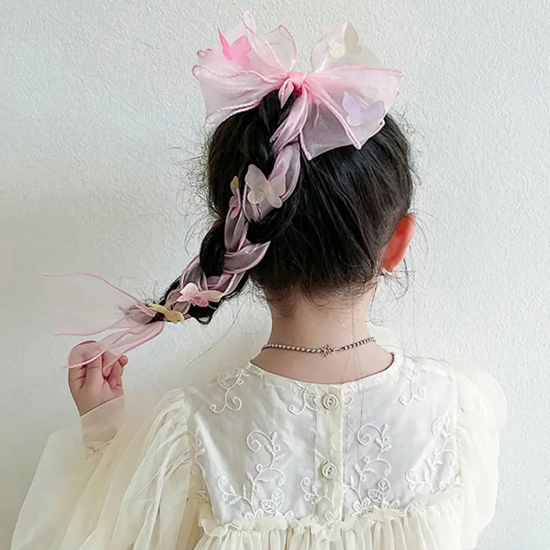 

Duckbilled Hairpin Ribbon Hair Bows Clips Girls Bow Hairpin Flower Hair Clip Hairgrips Vintage Bowknot Side Hairpin