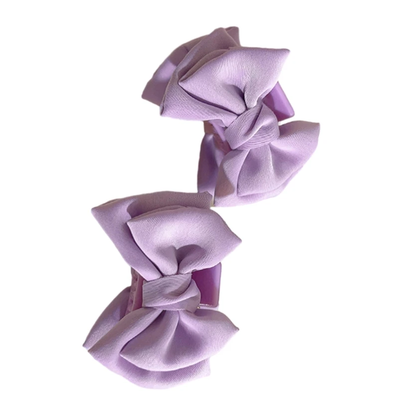 A0NF Балетный бант Опрятный 2000-е годы Заколка для волос с когтями сбоку Принцесса