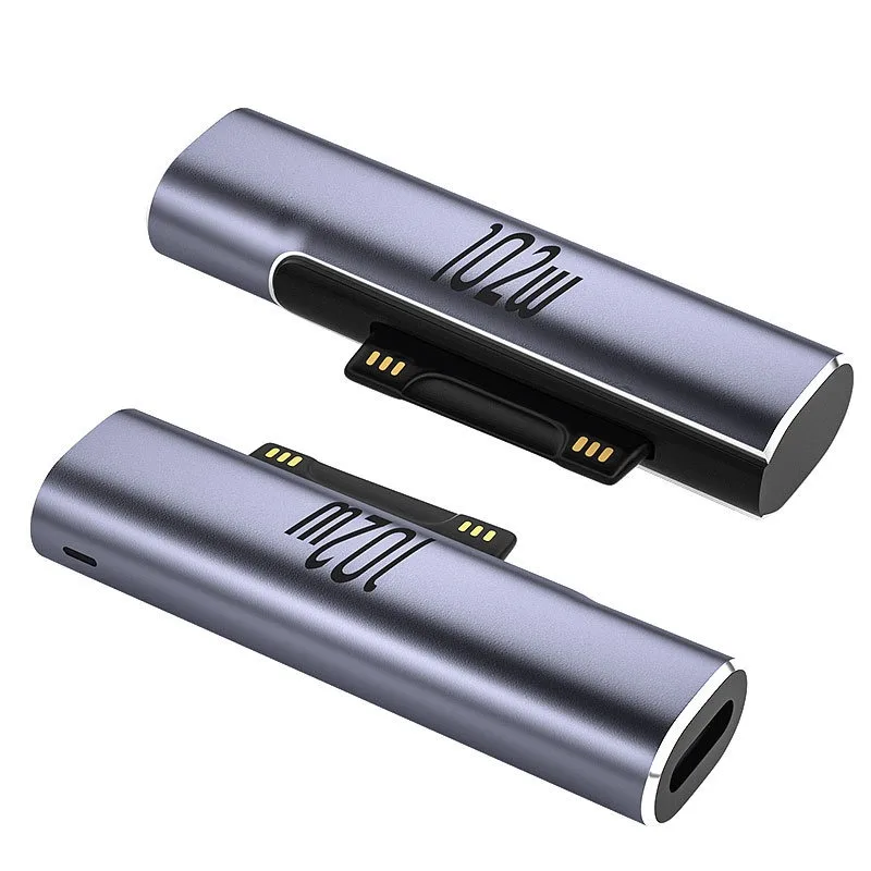 Переходник для планшета Microsoft Surface Pro X 8 7 6 5 4 3 Go Book на USB Type C PD
