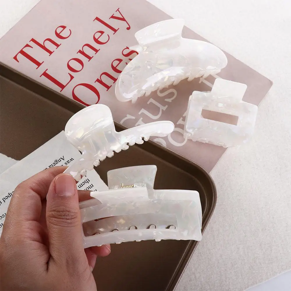 

Ponytail Holder For Girl For Female Temperament Hair Accessories Korean Style Crab Clip Acetic Acid Hair Claw Women Hair Clip