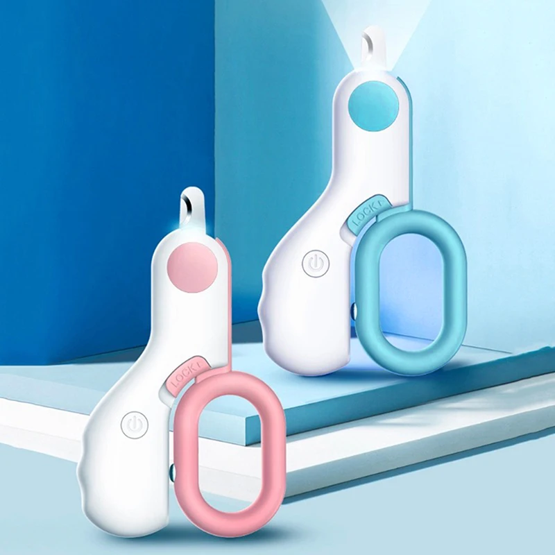

LED Pet Dog Nail Clipper Professional Cat Claws Cutter Scissors with Light Pet Nail Clipper for Pet Grooming Claw Grooming Tool
