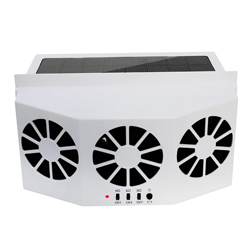 

Car Solar Powered Fan Small Car Air Exhaust Fan Car Window Fan Solar Cooler