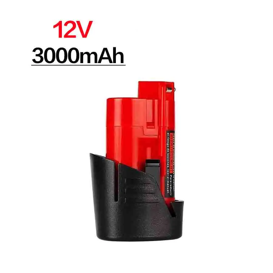 Фото ✔ Аккумуляторная батарея 12 В для инструментов Milwaukee M12. Совместим с 48-11-2402, 48-11-2411, и 48-11-2401MIL-12A-LI 12 В. №2