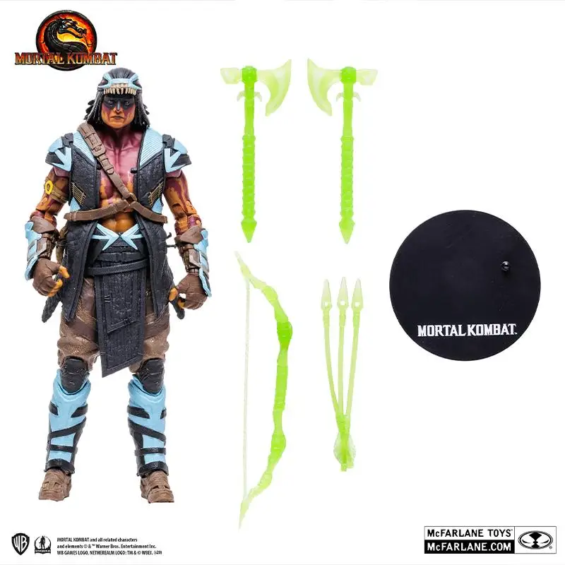 

McFarlane Mortal Kombat Nightwolf 7-дюймовые Коллекционные Фигурки игры аниме экшн-фигурки модели игрушки