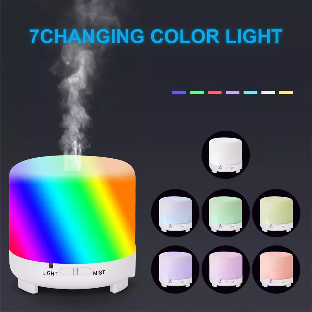 

120ml Essential Oil Diffuser Aromatherapy Mist Diffusers Usb Air Humidifier 7 Colors Lights 3 Working Modes Remote Control