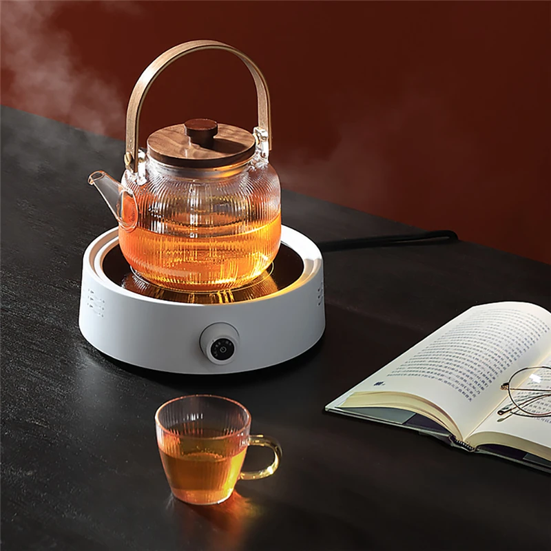 Mini electric pottery stove small tea maker glass pot boiling water for tea small induction cooker enlarge