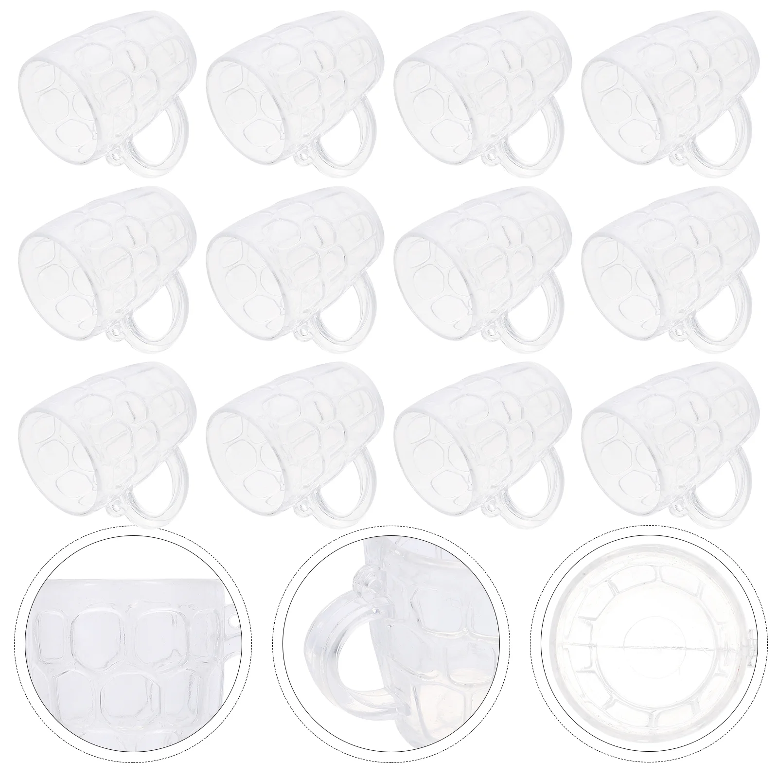 

Beer Mini Glasses Cups Shot Cupmugs Mugtoys Kids Drinkingwhiskey Tasting Party Beverage Kitchen Transparent Steins Bottlesclear