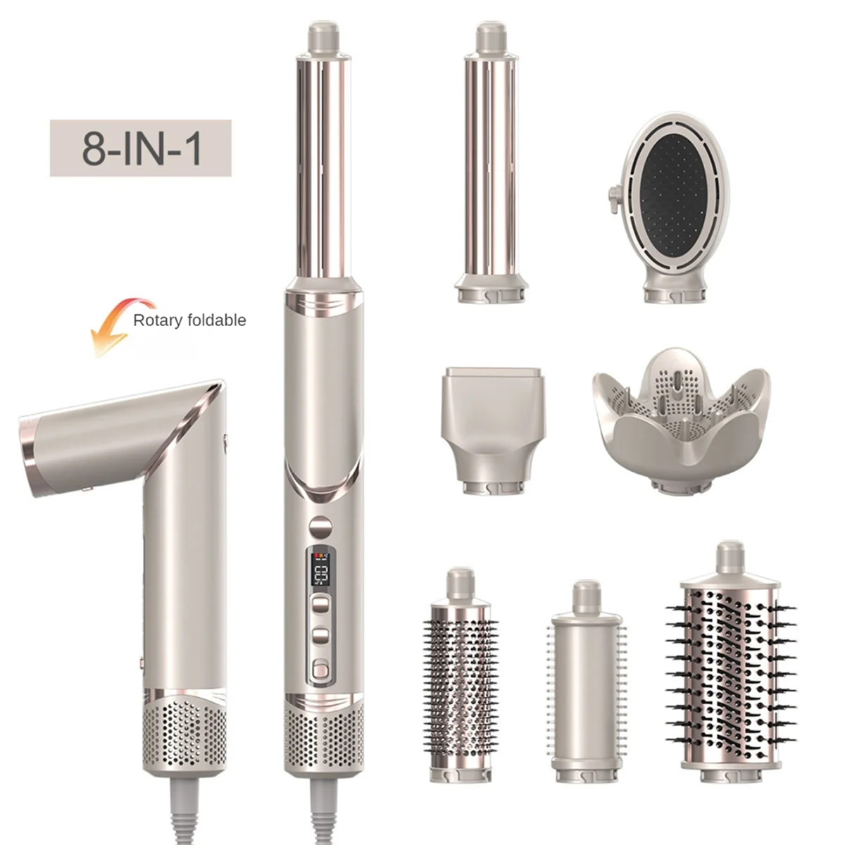 Фен для волос складной с отрицательными ионами домашний набор расчесок горячим