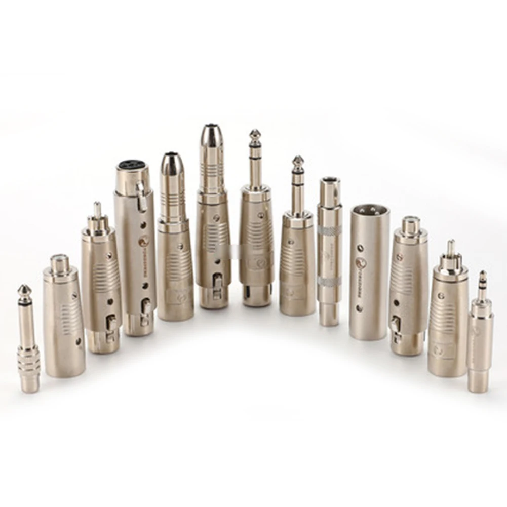

Адаптер для микрофона с 3Pin XLR на RCA на 6,35 мм